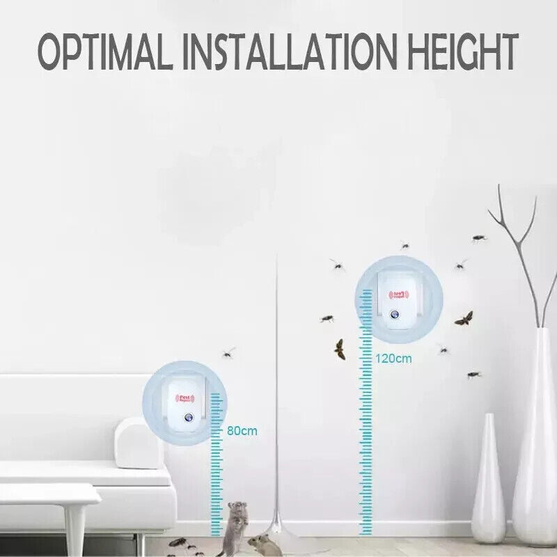 Ultimate Ultrasonic Pest Repeller – Say Goodbye to Mice, Rats, Bugs & Cockroaches